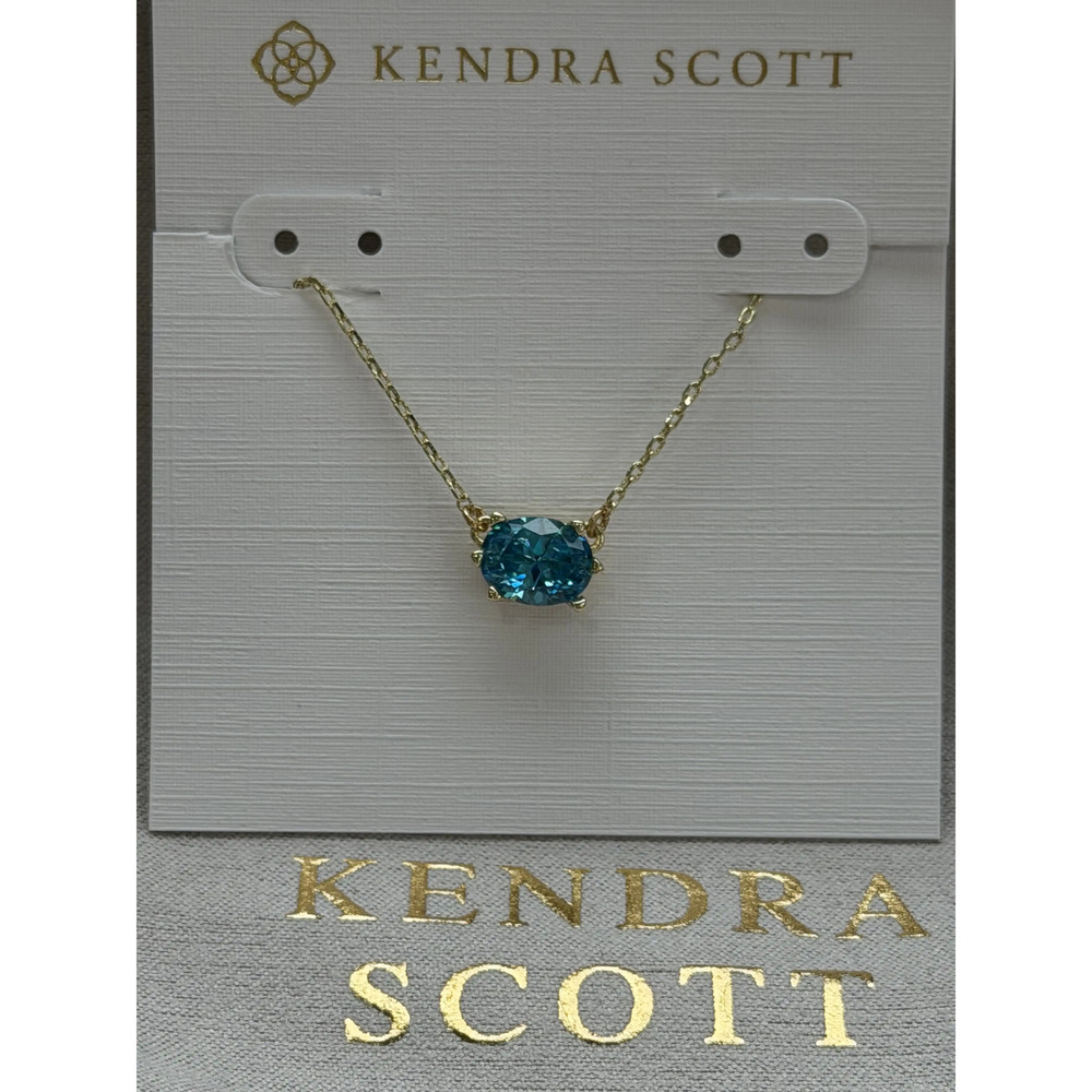 Kendra Scott Blue Pendant Necklace